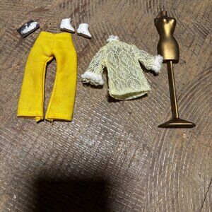 Topper Dawn dol clothes Dizzy Girl 1634 Yellow Sherbet